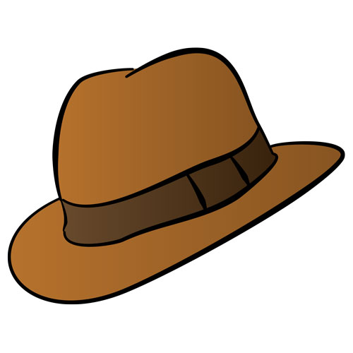 Un chapeau marron