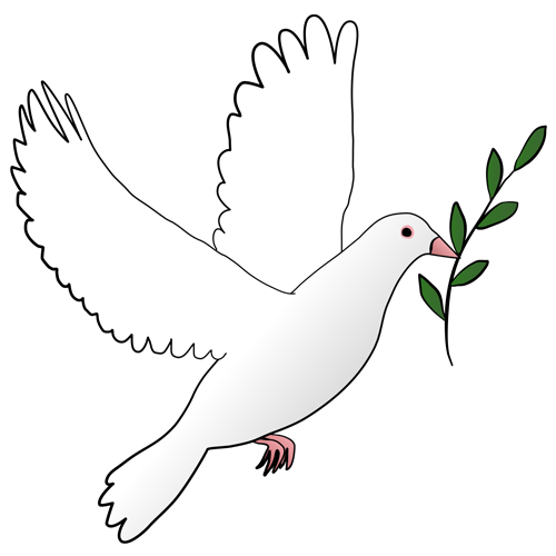 Une colombe de la paix
